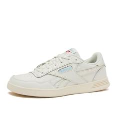 Reebok Tênis feminino Court Advance, casual, moderno, branco, Ffp - Giz/Pérola Azul/Vermelho Vetor, 34