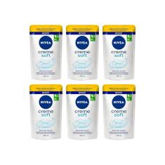 Sabonete Liquido Nivea Refil 200Ml Cr Soft - Kit C/6Un