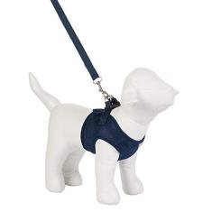 Peitoral Urban Puppy para Cães Colete Aerado Marinho - GG
