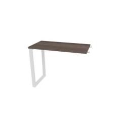 Mesa de Escritório Complemento Pé Tubular PE25 em MDP 90 x 45 cm Cor W