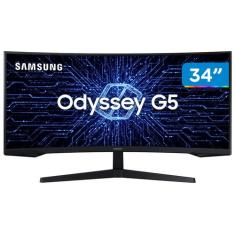 Monitor Gamer Curvo Samsung Odyssey G5 34" VA 165hz 1ms Ultra Wide HD 
