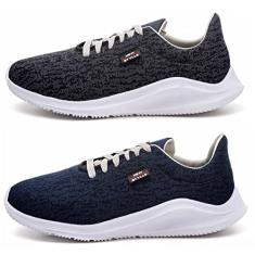 Kit 2 Tênis Masculino Sapatênis Casual Leve Confortável Esportivo
