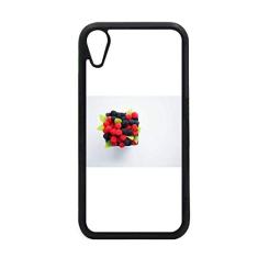 Capa fotográfica de frutas vermelhas temperadas para iPhone XR para proteção de telefone Apple