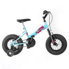Bicicleta de Passeio Ultra Bikes Esporte Big Fat Reforçada Infantil Com Rodinha Azul Bebê