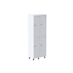 Guarda Volume Roupeiro 4 Portas Aço GRP 502/4 Pandin Móveis Branco