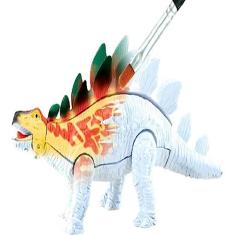Dinossauro Dino Paint Com Tinta e Pincel Zoop Toys