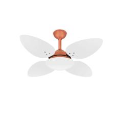 Ventilador De Teto Cobre Silencioso 4 Pás Pétalo Ventax 220V