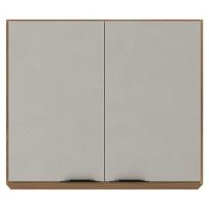 Armário Aéreo para Cozinha Firenze 2 Portas Amêndola Touch Nude Prime Tx - Demóbile