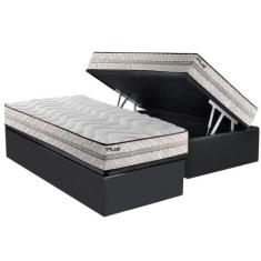 Cama Box Baú Solteiro: Colchão Espuma D33 Paropas Pasquale Plus Euro P