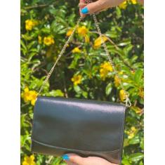 Bolsa Festa Metalizada De Ombro E De Mão Alça Transversal Corrente Rem