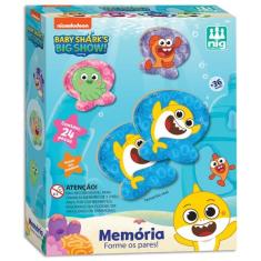 Jogo Da Memória Em Madeira - Baby Shark