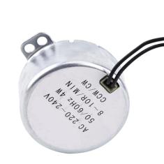 Motor 4W AC 220-240V, Baixo Ruído, Motor Síncrono CW/CCW para Ventilador, Aquecedor, Prateleira de Exibição, Lâmpadas, Brinquedos Com Engrenagens de Redução, Adequado para