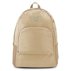 Mochila Dobrável (Viagem) Jacki Design - ARH18757 Cor: Bege