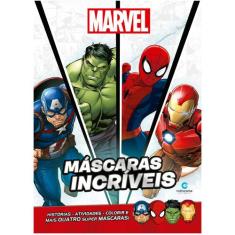 Livro - MASCARAS INCRIVEIS MARVEL