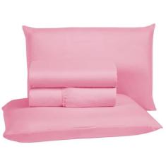 Kit Jogo Lençol Cama Box Casal 400 Fios Aveludado 04 Peças 30CM Altura