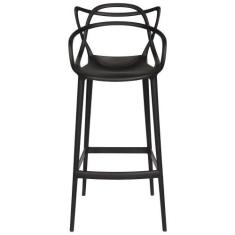 Kit 2 Banquetas Allegra Masters Altas Cozinha Bar Pretas - UNIVERSAL M