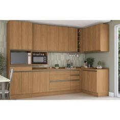 Cozinha Modulada Completa Maxxi 14 Peças (4Aéreos+4Balcões+1TorreQuent