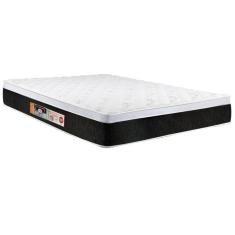 Colchão Casal Espuma D45 Black White-138x188x23-Castor