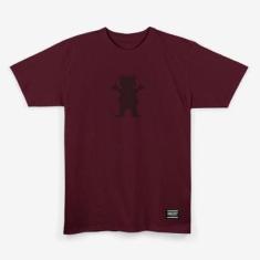Camiseta Grizzly Og Bear  Tee 2XP BURGUNDY UNICA-Masculino