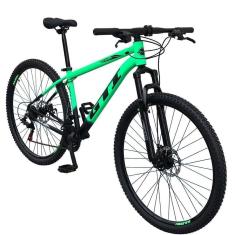 Bicicleta aro 29 GTI Aluminio 21 Velocidades Freio a Disco Original Mtb KW Suspensão com Garantia-Unissex