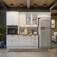 Cozinha Compacta 4 Peças com Torre Quente Emily - Espresso Móveis