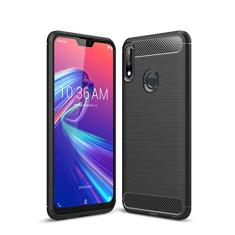 Brushed Texture Carbon Fiber Shockproof TPU Case for ASUS Zenfone Max Pro