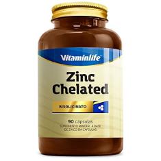 Zinc Chelated Zinco - 90 Cápsulas, VitaminLife