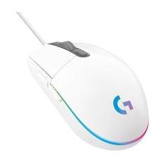 Mouse Gamer Logitech G203 LIGHTSYNC RGB, Efeito de Ondas de Cores, 6 Botões Programáveis e Até 8.000 DPI, Branco - 910-005794