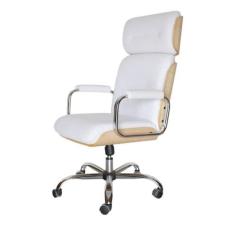Cadeira Eames Presidente Linha Capa Em Madeira Branco - Design Office