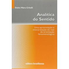 Analitica Do Sentido - Brasiliense