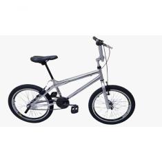 Bicicleta Aro 20 Dnz Cromada Pneu Preto