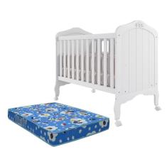 Berço Mini Cama Harmonia com Colchão Physical - Permóbili Baby