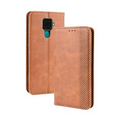 Capa para Huawei Nova 5i PRO, capa flip carteira de couro para Huawei Nova 5i PRO, capa magnética retrô para celular, capa carteira de telefone com compartimentos para cartões