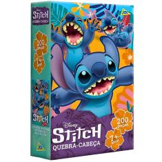 Quebra Cabeça Puzzle Stitch 200 Peças Toyster Brinquedos