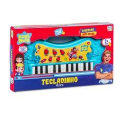 Teclado Musical Infantil Com Luz/som Luccas Neto Multikids, Colorido