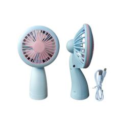 Mini Ventilador LED USB Portátil de Mesa para Secagem Rápida de Cílios