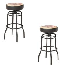 Kit 2 Banquetas Texas Estampa Carro