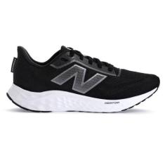 Tênis New Balance Fresh Foam Arishiv4 Masculino Preto Branco, Preto, 4