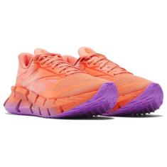 Reebok Tênis feminino Floatzig 1, Coral Coral Roxo, 34