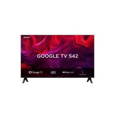 Smart TV 43 Polegadas S42 FHD LED Dolby Áudio Google TV Semp Preto Bivolt