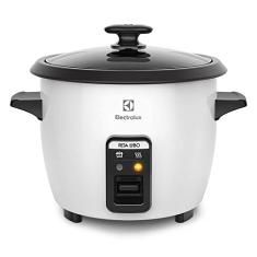 Panela Elétrica Electrolux vapor arroz capacidade 1,3L 7 xícaras manter aquecido panela removivel antiaderente tampa vidro RCB50 branca 220v por Rita Lobo