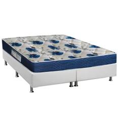 Cama Box Queen: Colchão Ortopédico Ortobom D28/EP Anatômico Fort Tech 