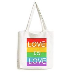 Bolsa de lona LGBT Transgênero LGBT arco-íris gay bolsa de compras casual bolsa de mão