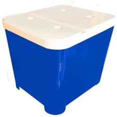 Porta Ração Container 15kg - Azul