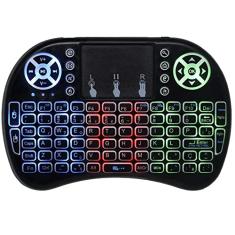 Mini Teclado Mouse Iluminado Led Touchpad Wireless Bluetooth