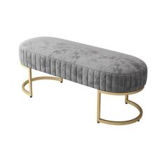 Banco Recamier Bella com Pés de Aço