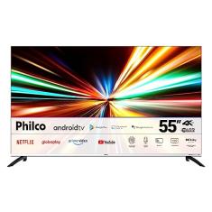 Fast Smart TV Philco PTV55M8GAGCMBL 55” 4K QLED Dolby Audio