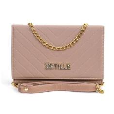 Bolsa Zetille Festa Transversal Clutch Bordado Clean Feminina-Feminino