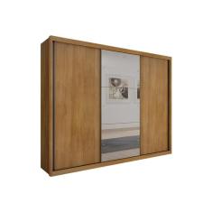 Guarda Roupa Casal 3 Portas de Correr (1 c/ Espelho) e 6 Gavetas Paradizzo/Palazzo Cumaru - Novo Horizonte