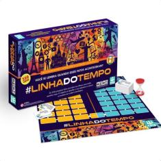 Jogo de Tabuleiro Linha Do Tempo Para Toda A Família Divertido Conheci